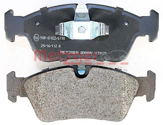METZGER 1170177 Bremsbelagsatz, Scheibenbremse